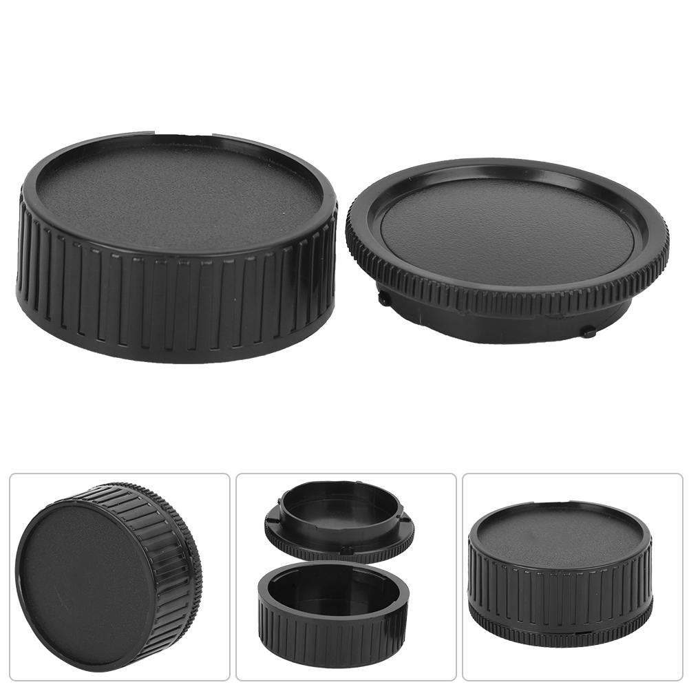 Camera Body Lens Cover Kit Lightweight Dustproof Scratch Resistant Fit for Leica M Mount