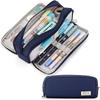 Style Korean Trendy Large Capacity Pencil Case Minimalist Durable Bag Canvas