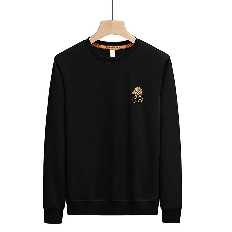 Leichter Luxus Herren 3D Bär Hoodie: Herbst/Winter Lässig Vielseitig Plus Samt Verdickt Trendig Mode