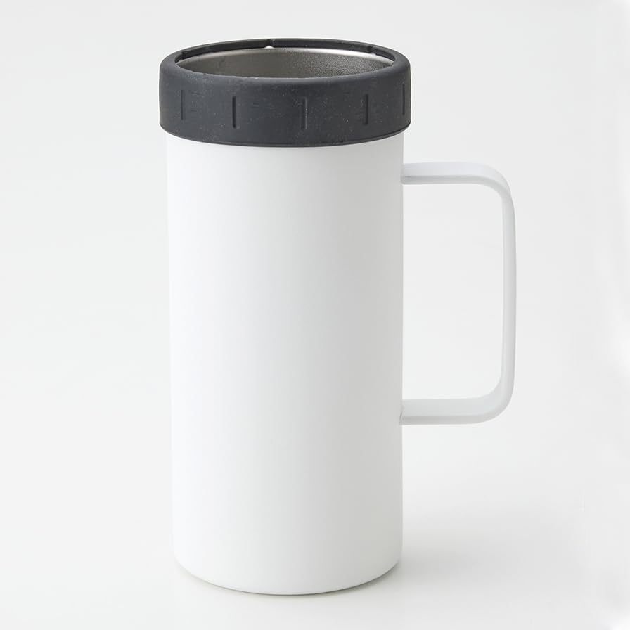 

Yamakatsu Minotouen DAYCAN DC-2052A White, 500ml Stainless Steel TumblerCan Holder with Vacuum-Resistant Double Wall, Condensation Prevention,