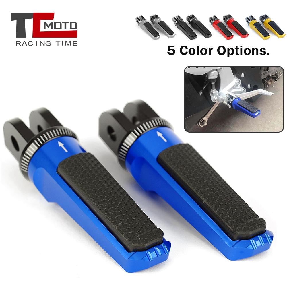 Přední stupačky Pedály Opěrka na nohy pro Triumph BONNEVILLE T100 T120 Bobber Daytona 675 Speed ​​Speed ​​Triple Thruxton 1200 Tiger