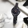 Casio Women's SHEEN Black Watch SHE-4062BD-1AUPR-person