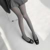 Smoky Grey Hue Tights Women Fashion JK White Silk Matte Finish Comfortable Velvet Bottoming Stockings Soft Nylon Pantyhose
