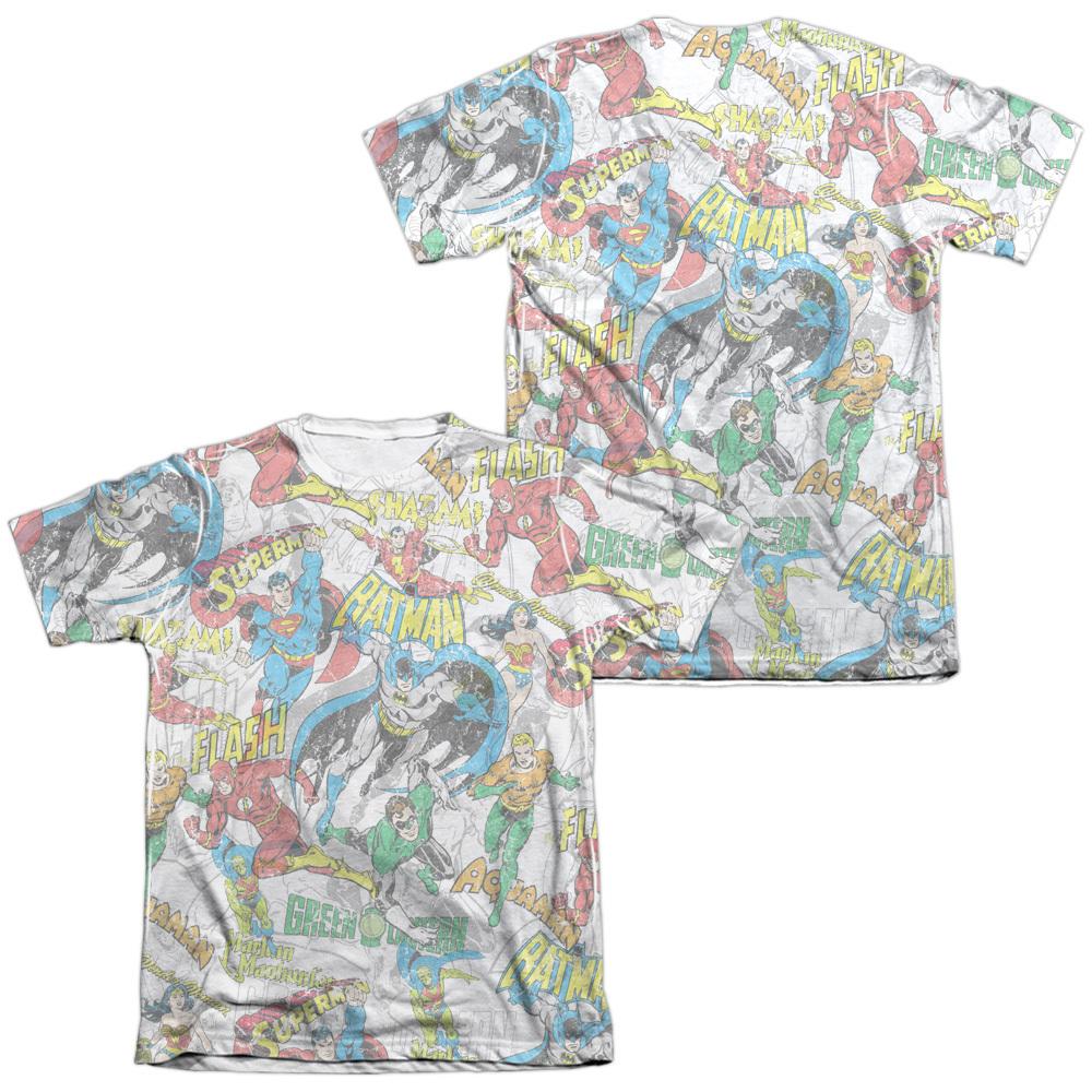 

DC COMICS SUPER COLLAGE Licensed Adult Men039;s Graphic Tee Shirt SM-2XL Unisex T-Shirt XL