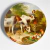 Walter Hunt Fratelli Pittura Arte Piatto Edgar Hunt Animale Cane Gatto Pecora Cavallo Piatto Decorativo Piatto da Appendere Arte Sfondo