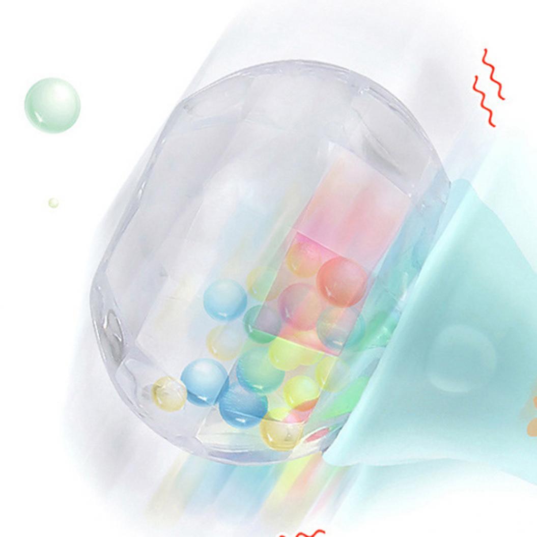 Светодиодная светящаяся ручная погремушка Музыкальный молоток для песка Мягкий — фото 10