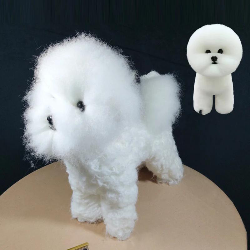 Haustier Simulationshaar Schönheitspraxis Hund Standardpudel Teddyhund Ganzer Körper Kunsthaar Nur Haustierpflege Trimmen Haarpraxis