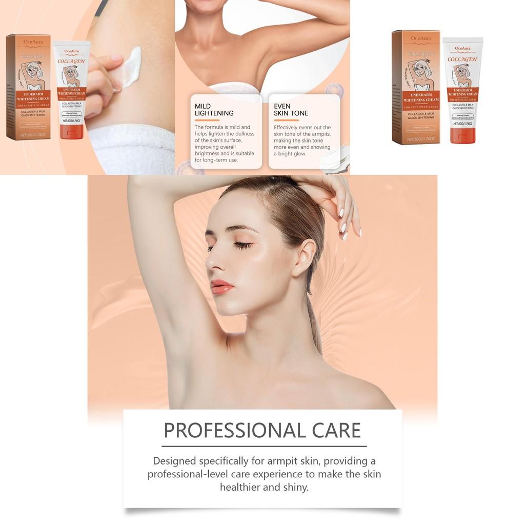 Oceaura Underarm Brightening Cream For Dull Skin Gentle Whitening Formula 50g