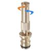 Spray Hose Nozzle Replacement Adjustable Brass Nozzle for Car Washing Gardening High Pressure Nozzles Heavy Duty