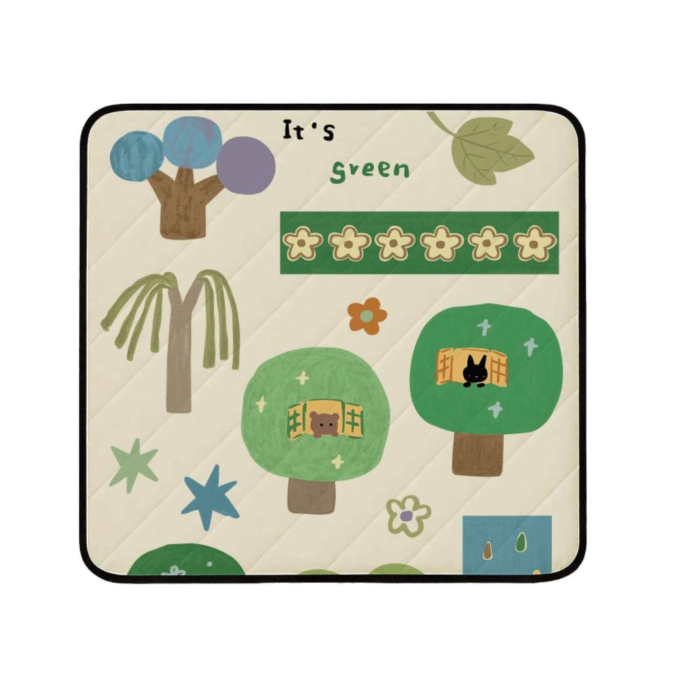 Thickened Outdoor Mat Waterproof Camping Mat Canvas Material Picnic Mat  Picnic Style 7