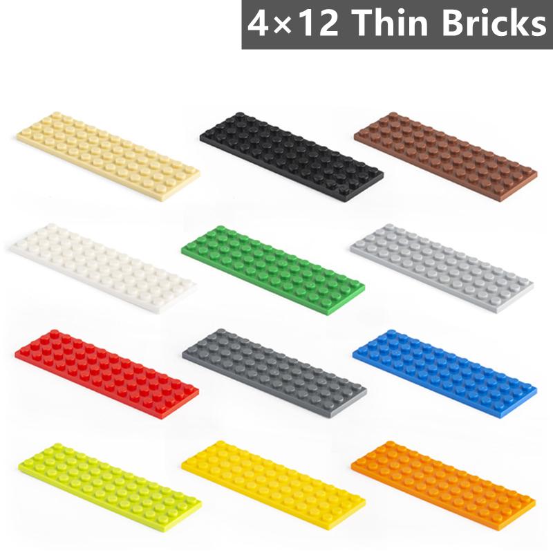 50g/7PCS 3029 4x12 Basic Board Building Blocks DIY Assembly Accessories Compatible with Thin Plate Bricks Children Toys