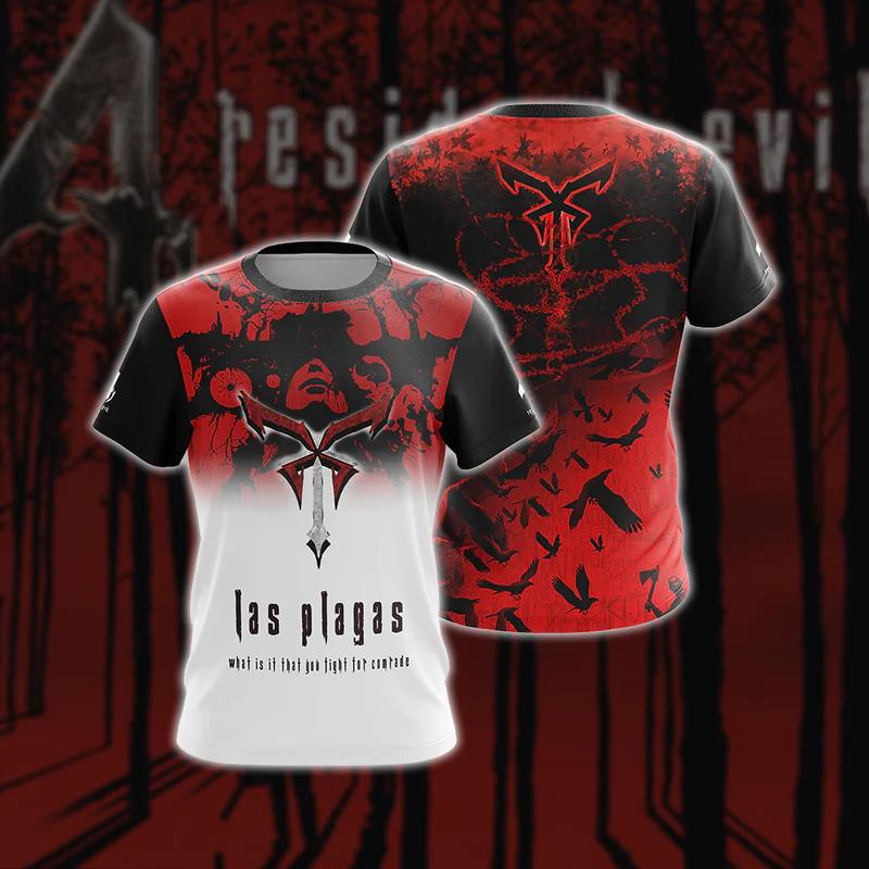Horror Game Resident Evil 3D Print T-shirts Men Women Short Sleeve O-Neck t shirt Fashion Harajuku Top Tee Oversized Y2k Clothes