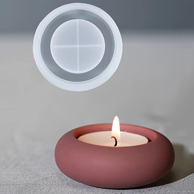 

Circular Cylinder Candle Holder Silicone Mold Circular Resin Mold DIY Cement, Plaster Ornament Epoxy Resin Decorative Candle Holder Storage Mold