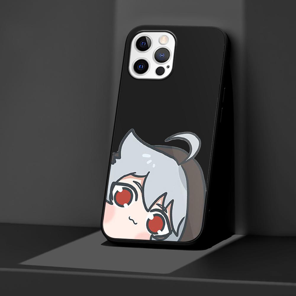 Phone Case for Apple iPhone 14 11 13 Pro Max 12 Mini XR 7 8 + SE 2020 XS 6 6s Plus 5 5s Genshin Impact Anime Cute Silicone Cover