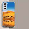 Desert Camel Caravan Grazing Phone Case For Samsung A16 A26 A36 A56 A17 A15 A25 A35 A55 A14 A24 A34 A54 A04S A05S Galaxy Note 20