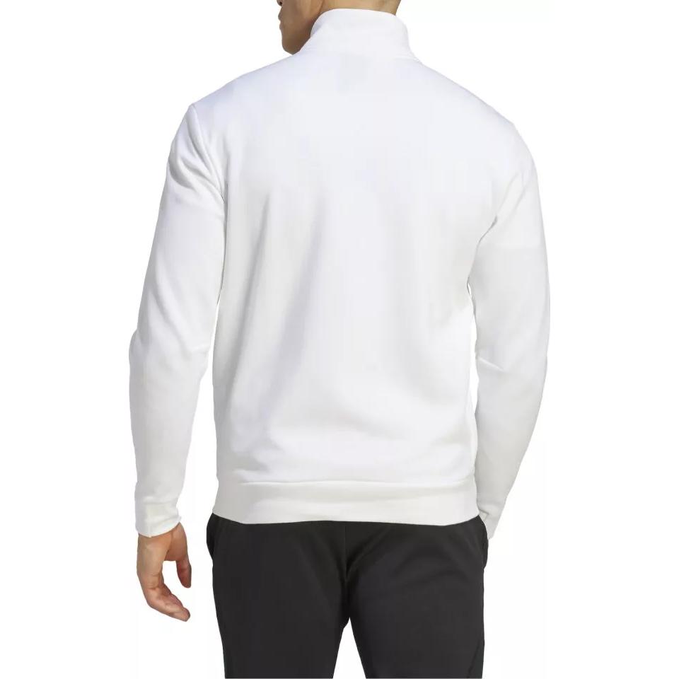 Adidas Logo Solid Color Long Sleeve Jacket Men Jackets White HY3276