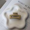 6.5" Korean Style Matte Rectangular Claw Clip - Women's Versatile Hair Accessory