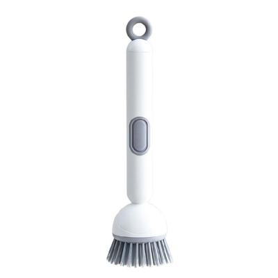 Kitchen Dishwashing Brush Scratch Prevent Silicone Bristles Effective Grease Oil Removal Home Use Cleaning Tool