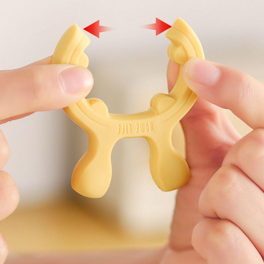 High Temperature Resistance Silicone Spatula Rack Anti Overflow Pot Clip  for Kitchen Gadget