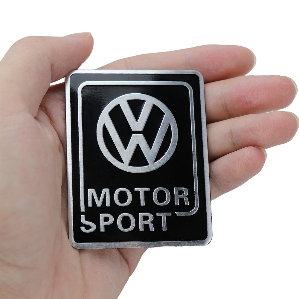 1pcs 3D Aluminum Metal Alloy Badge Emblem Rear Trunk Sticker Valve Cap for VW Volkswagen Golf Polo M77 Passat GTD Tiguan Jetta Bora