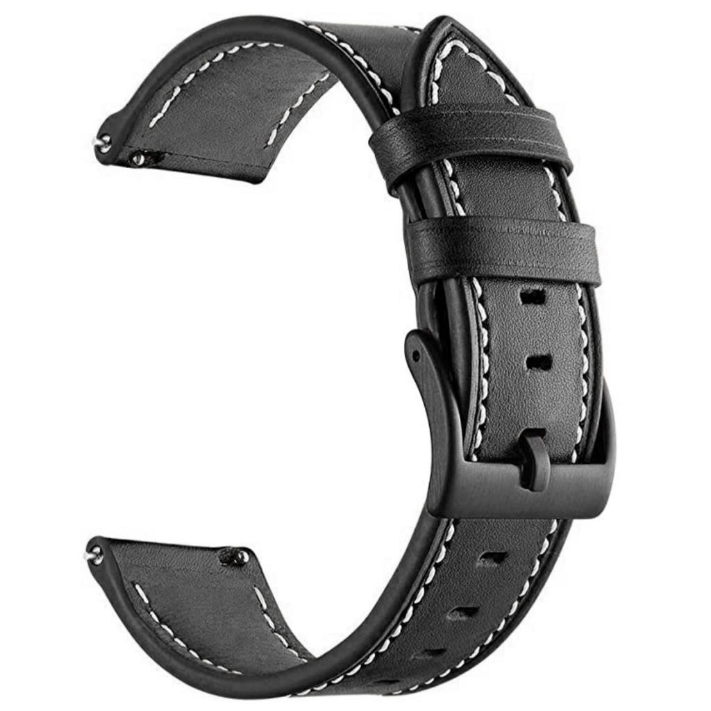 22mm Faserleder Uhrenarmband für Huawei Watch GT 6 Pro/6/5 Pro/5/4/3/2 46mm Nahtlinie Schnellverschluss Ersatzarmband