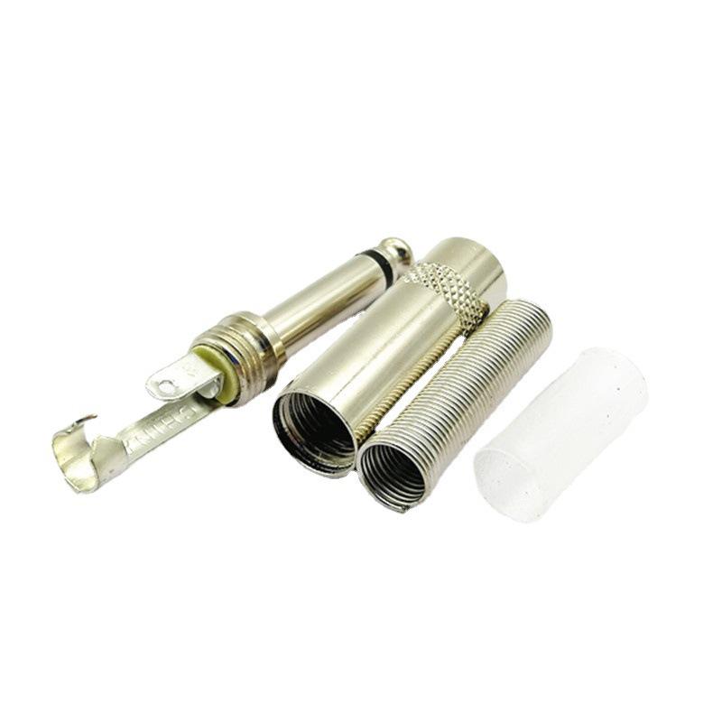 Mono 6.5 Microphone Head, 6.35 Mixer Plug, Large Two-Core Microphone Plug