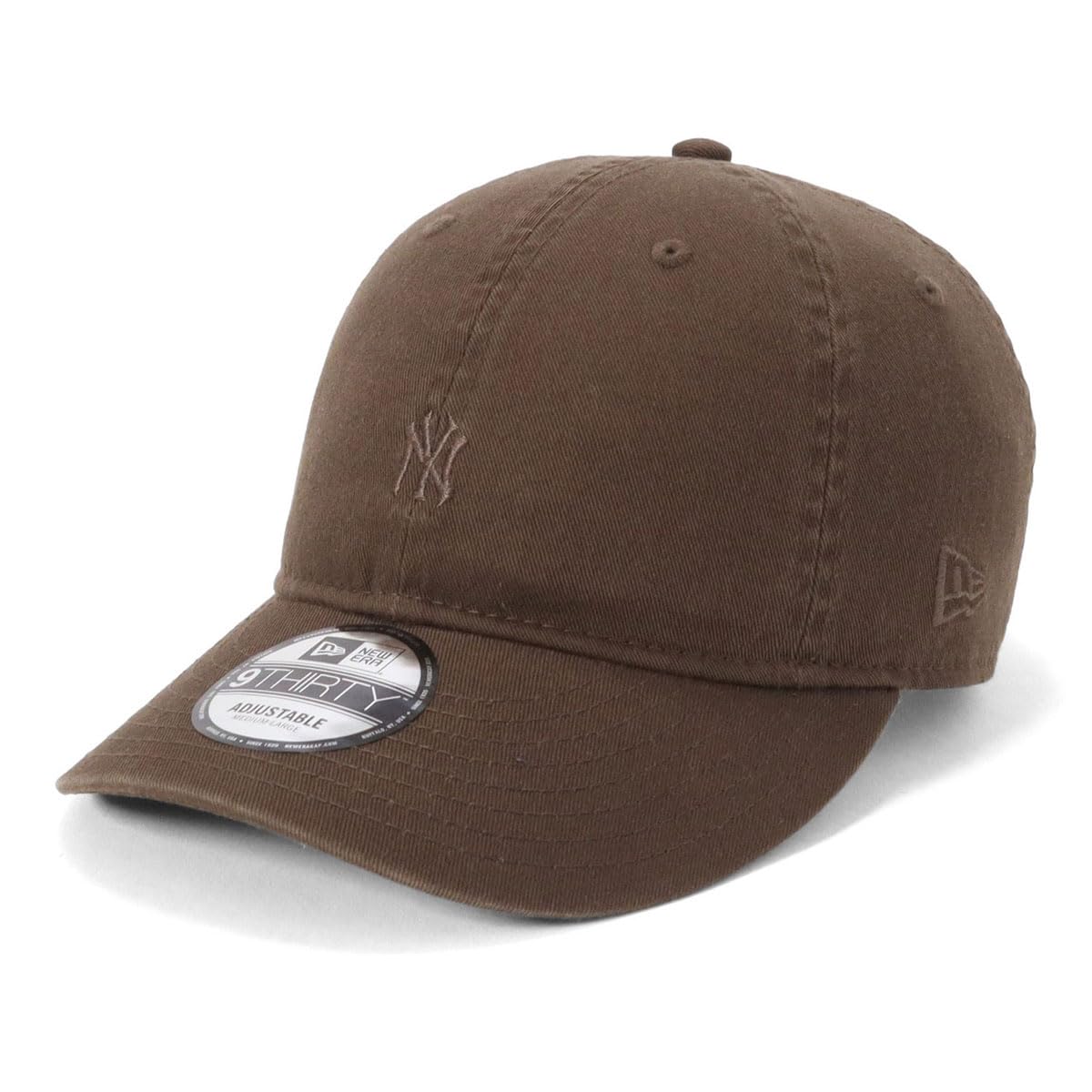 

New Era 9THIRTY Cap MLB New York Yankees Walnut Brown Mini Logo Tonal ONSPOTZ and 930 Popular Size Adjustable Everyday Sports Baseball Cap (14655342,