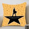 American Musical Hamilton Vintage Pillow Gift Home Office Decoration Pillow Bedroom Sofa Car Cushion CoverPillow Case