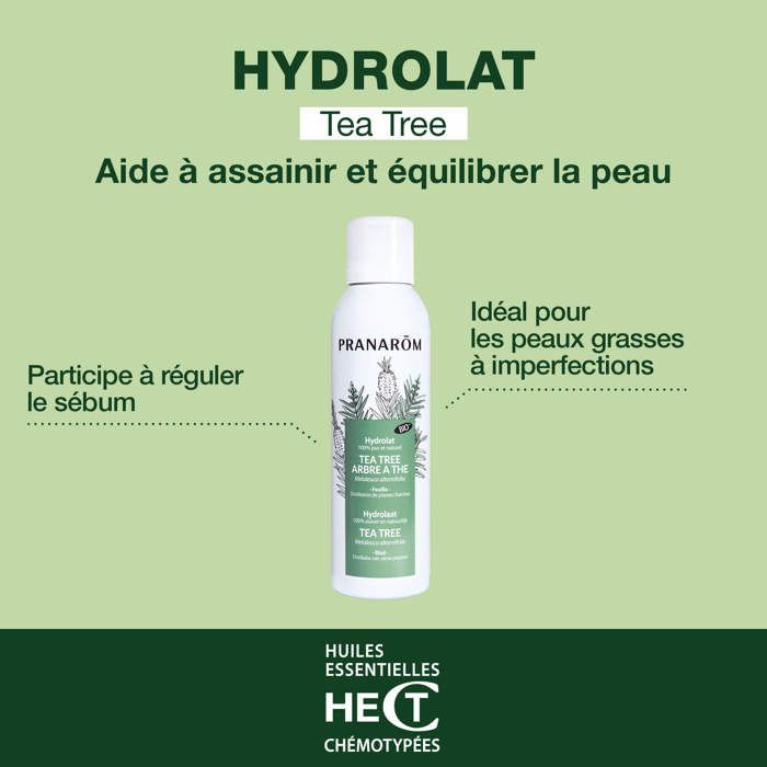 Pranarom Hydrolat Arbre à Thé Tea Tree Bio 150ml