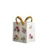 CeramicTote Bag Desktop Storage Container Pen Holder Makeup Brush Diningware Storage Box Retro Floral Handbag Home Decoration