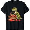 Strawberry Dinosaur Artwork Funny Dino Strawberry Fruit T-Shirt