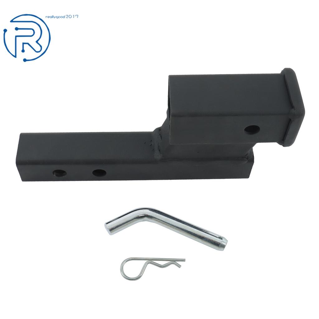 Rear 2 Inch Receiver Hitch Extension With 4 Inch Lift Drop 7500LB + Locking Pin