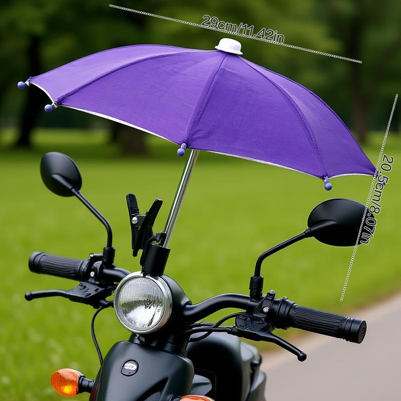 Sunshade Umbrella Waterproof Small Helmet Sunscreen Phone Stand Bracket Motorcycle Mobile Phone Holder Protect Phone From Rain