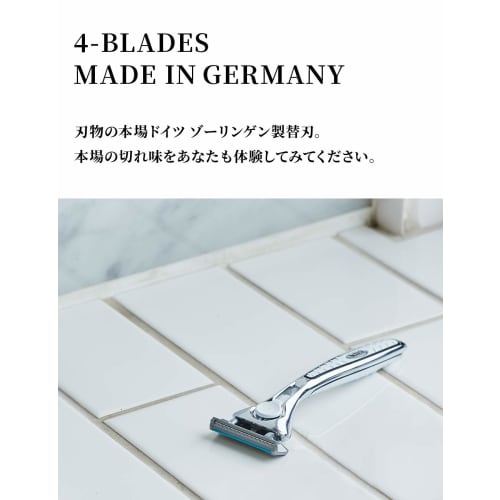 Schick Quattro 4 Titanium Replacement Blades (10 pieces) Shaving Razor [.co.jp limited]