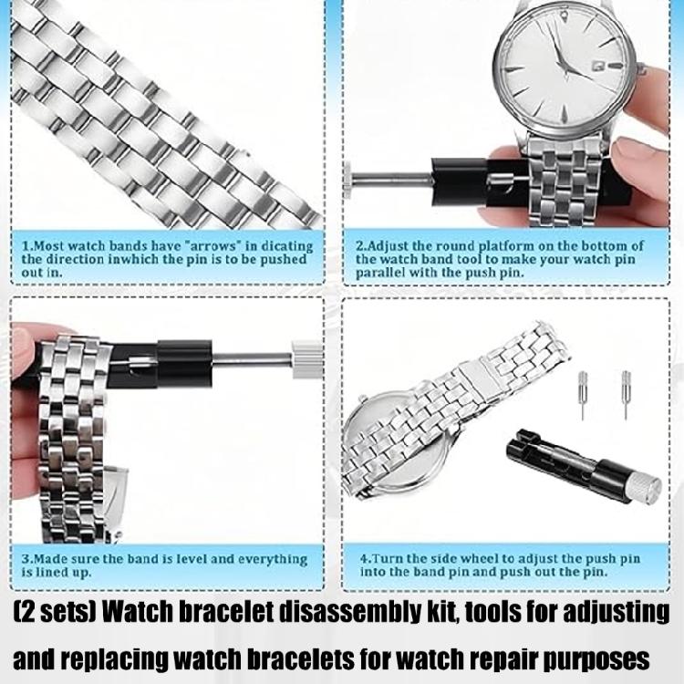 Watch Link Removal Tool Watch Band Repair Tool Kit Watch Tool Kit Link Removers Repair Tool for Watch Band Replacement