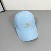 Embroidered Baseball Cap for Women New Korean Style Casual and Versatile Curved Brim Showing Small Soft Top Baseball Cap