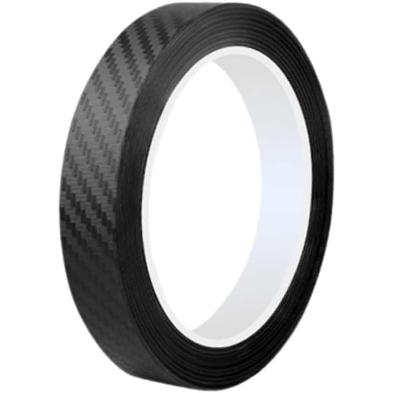 

Alpha Depot Black Matte Anti Scratch Door Edge Molding Carbon Style Car Protection Film (3cm Wide, 10m) Length Width 3cm, length 10m