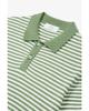 MAN ON THE BOON [M.Ottaviani] Striped Terry Polo Knit_Green 4714113110