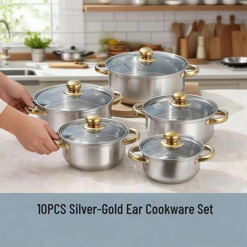 

Milin Stainless Steel Cookware Set