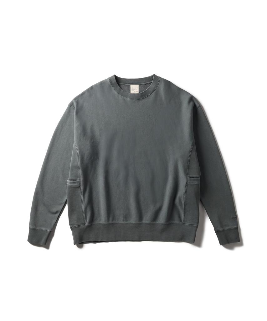 Snow Peak Garment Dyed Pullover Cut and Sew Long Sleeve and Dark Size L SW-25AU012, T-Shirt, Men's Women's, Green,