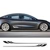 Car Door Side Vinyl Stickers For Tesla Model 3 S X P100D Auto Graphical Motorsport Body Decoration Decal Tuning Accessories