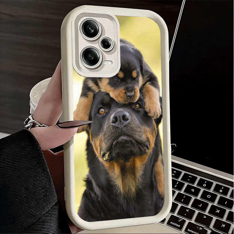 Rottweiler Dog Soft Phone Case for Xiaomi Redmi Note 15 14 13 12 11 Pro Plus 10S 11S 4G 11T 5G Shell Silicone Funda