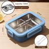 Microwave Safe Lunch Box With Dividers For Office Workers And Students In Nordic Style