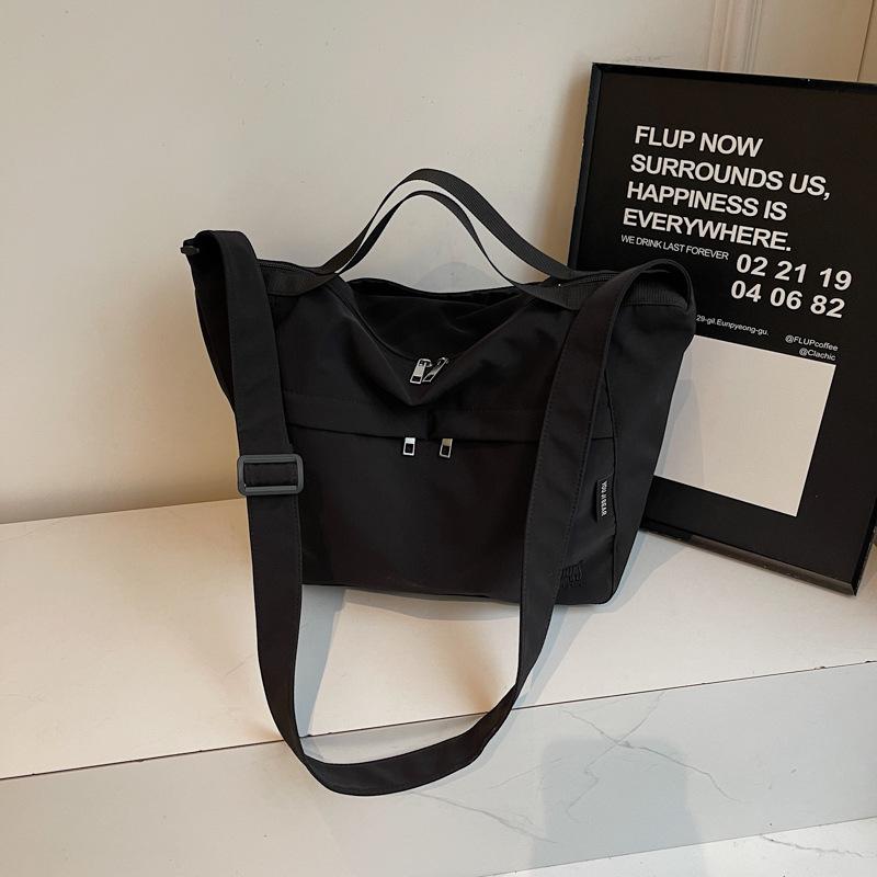 Casual tote bag, waterproof portable single-shoulder crossbody bag, travel bag, large-capacity bag for work