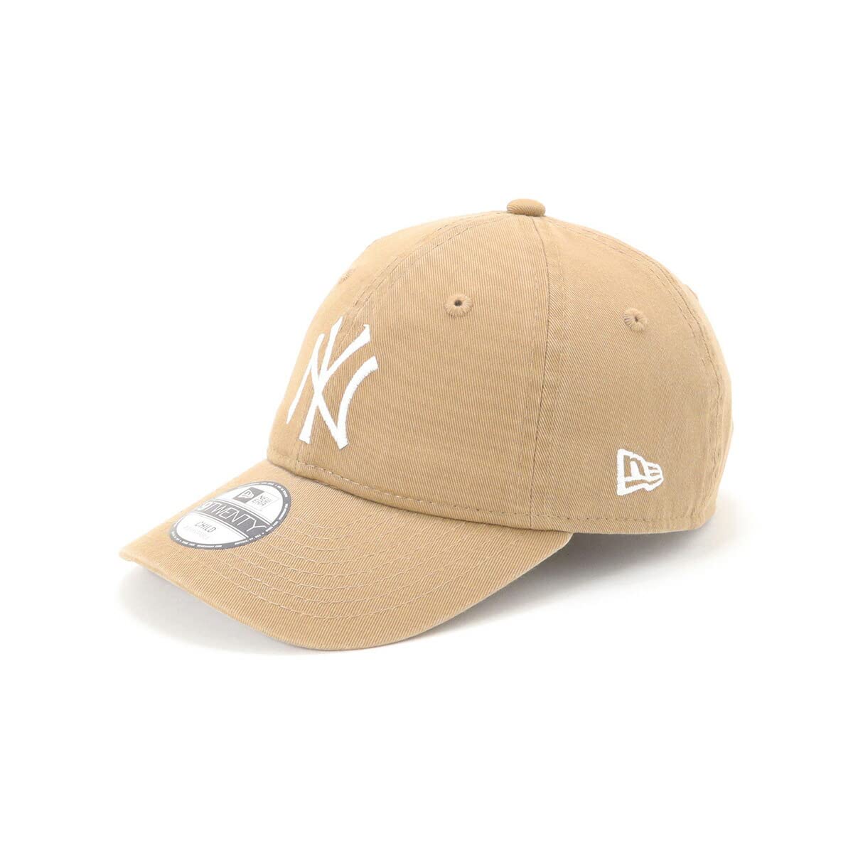 

Бейсболка детская 9TWENTY стираная хлопковая New York Yankees Kids NY хаки [New Era]