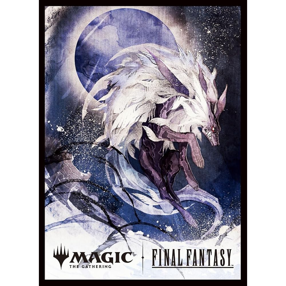 “MAGIC: THE GATHERING — FINAL FANTASY” Player s Card Sleeve “Woodblock Print” Borderless Edition ...