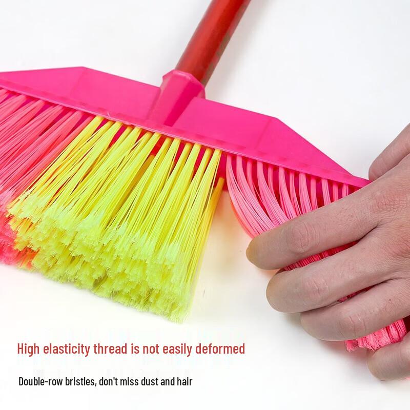 Hard-Bristle Outdoor Cleaning Broom