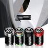EFG1 For VW GTI Golf Passat MK6 Touareg Bora GTD Tiguan MK4 Polo 4Pcs Carbon Fiber Car Wheel Tire Valve Stem Air Cap Auto Decoration