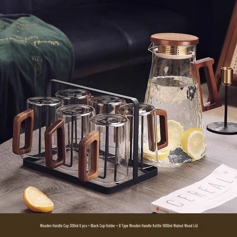 High-Aesthetic Heat-Resistant Glass Drinking Cup