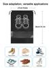 5pcs/set Shoe Storage Bag With Thickened Non-woven Fabric Strap Mouth Large Capacity Travel Waterproof Shoe BagMoistureproof Liu